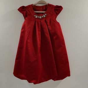 Red bubble dress